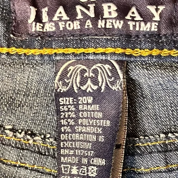 Dark Blue Women’s Capri’s - Classic Denim Style Size 22W - Picture 11 of 11